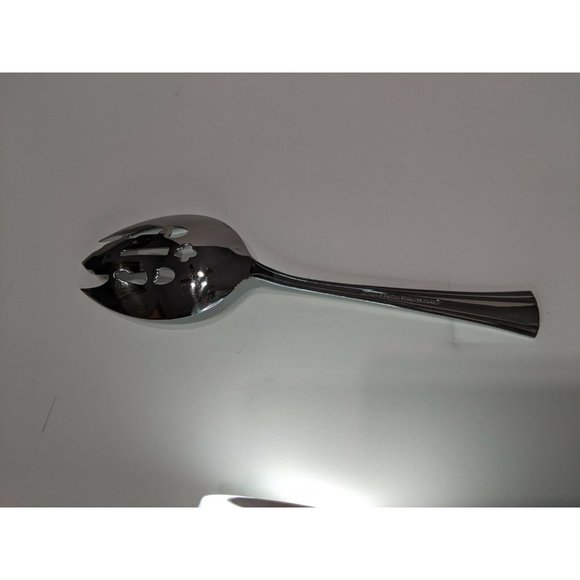 Reed & Barton BROOKSHIRE Pierced Veg Serving Spoon Stainless Flatware 9 1/4" - Picture 4 of 7
